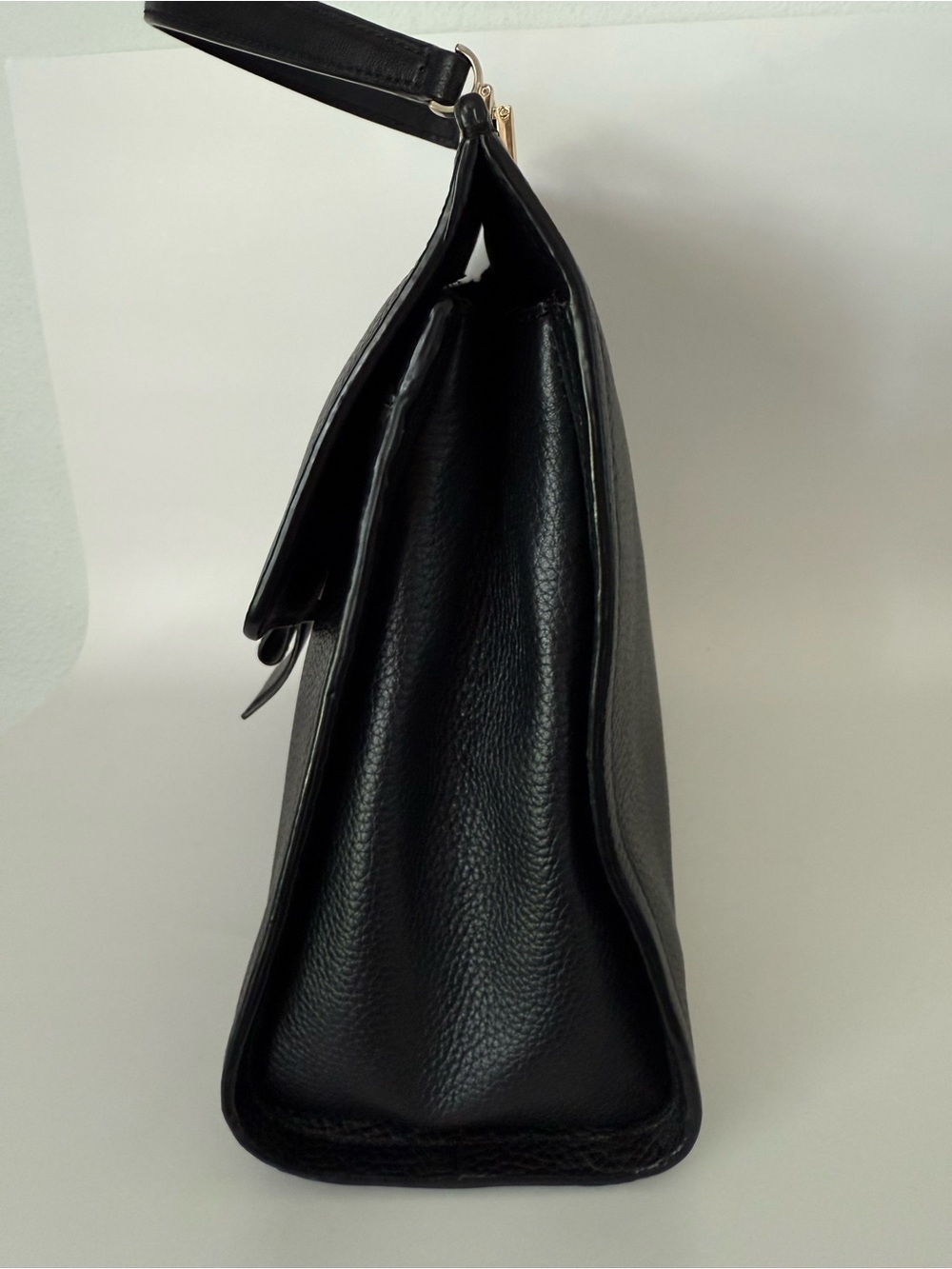 Kate Spade Black Leather Top-Handle Satchel - Picture 4 of 16